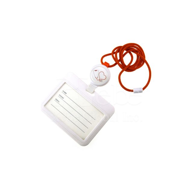 heart stethoscope customized card holder