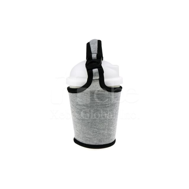 gray customized buckle cup sleeve bag