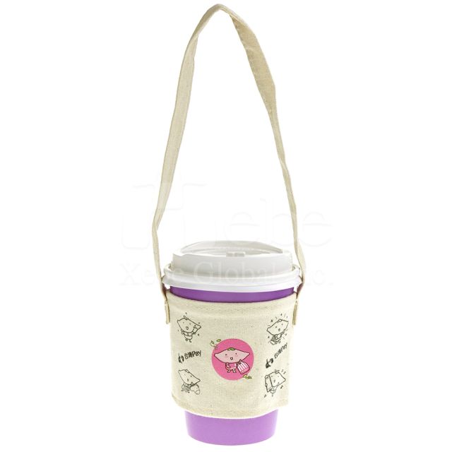 mascot customized cup sleeve bag