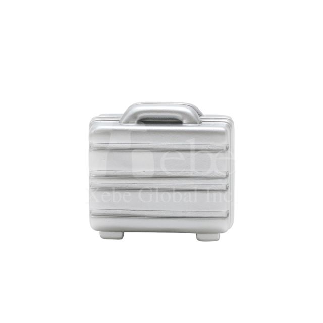 silver suitcase magnet