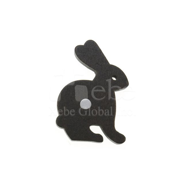 rabbit silhouette customized magnet