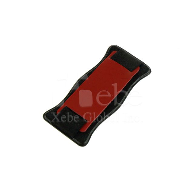 red wavy card holder