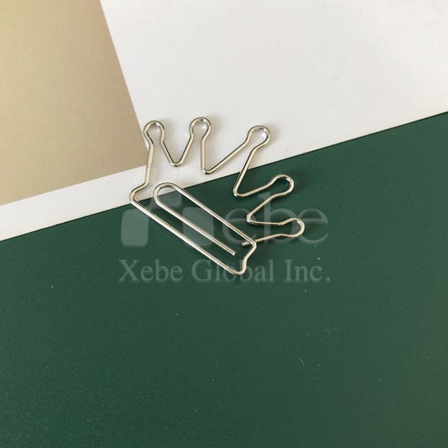 crown customized paper clip