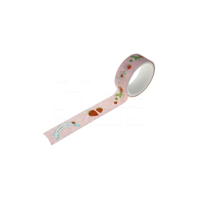 strawberry paper tape printing