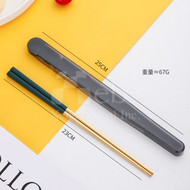 customized stainless steel eco friendly chopsticks