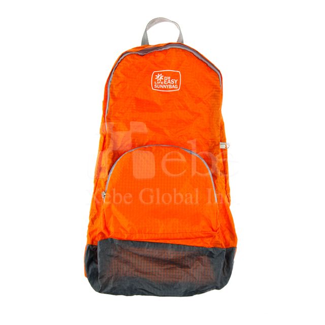 energetic bright orange light packing organizer
