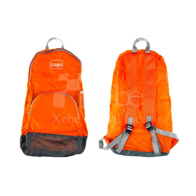 energetic bright orange light packing organizer
