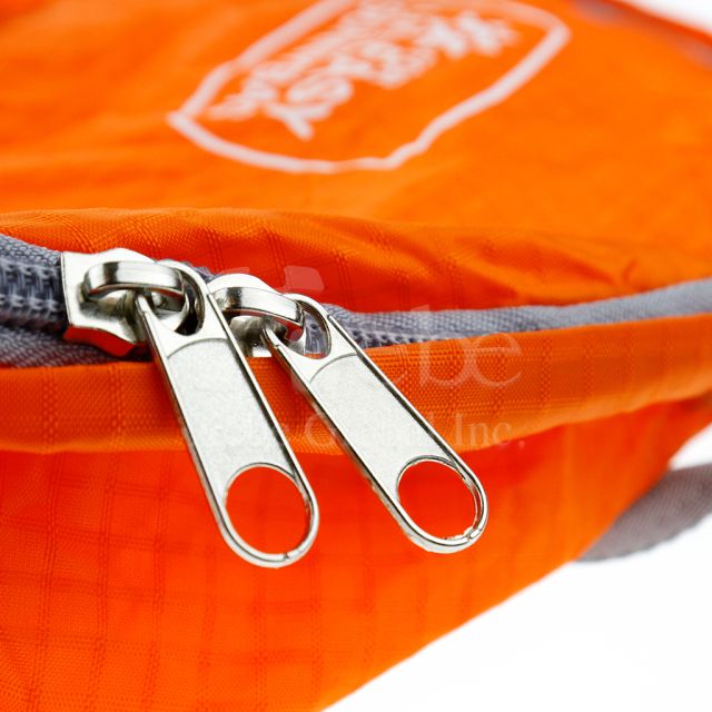 energetic bright orange light packing organizer