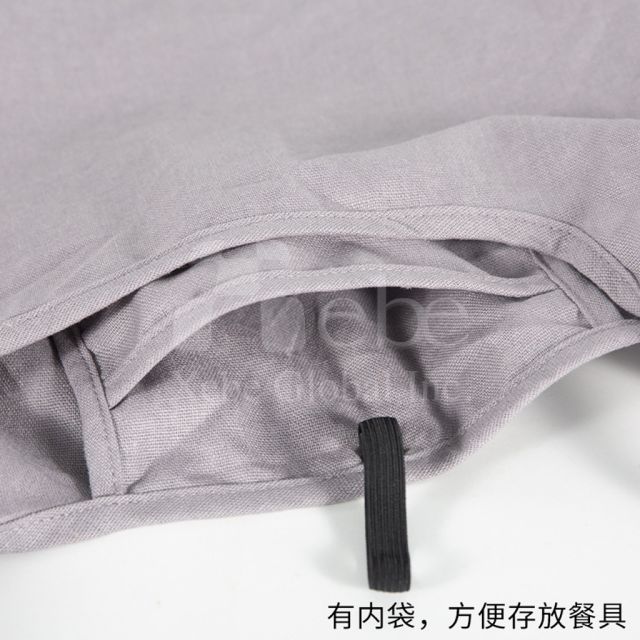 milk gray foldable shopping bag