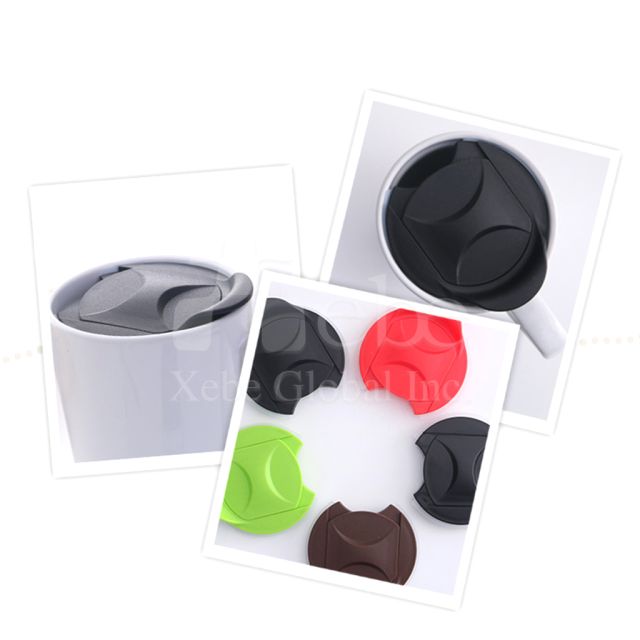 customized silicone coffee cup lid