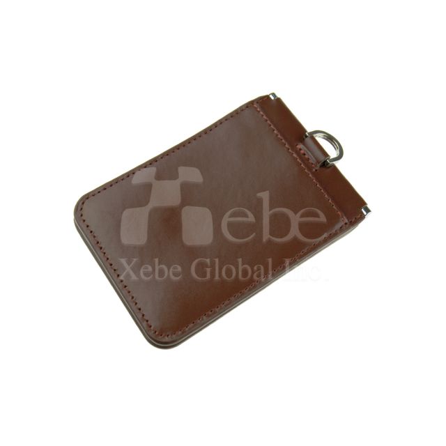 multi layer customized leather card holder