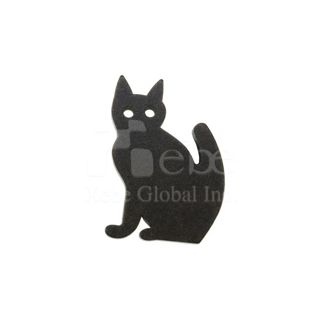 cat silhouette fridge magnet