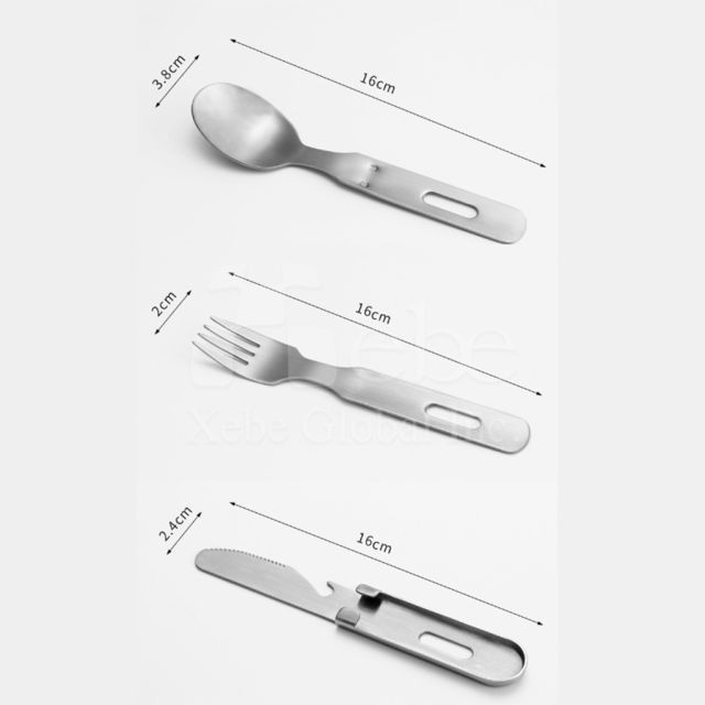 3 in 1 stainless steel cutleryset