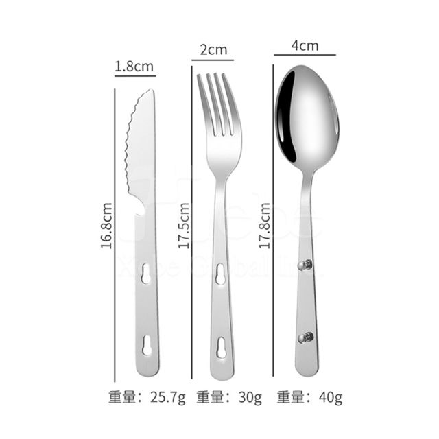 stainless steel tableware 3 piece set