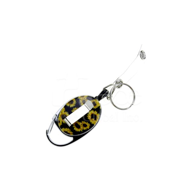 customized identification card retractable buckle