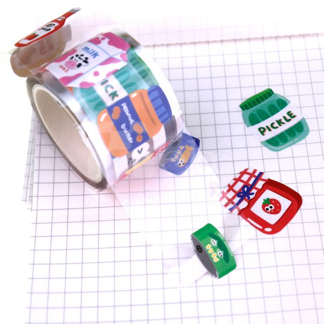 customized sticker paper tape