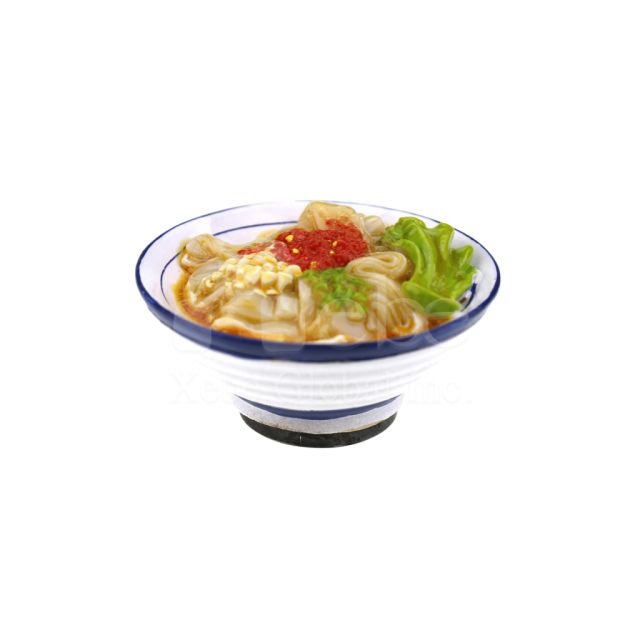 ramen shape magnet