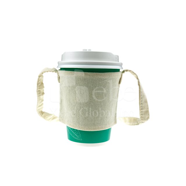 canvas custom cup sleeve bag