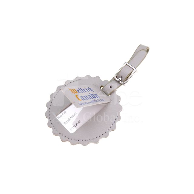 customized special shape beer cap luggage tag