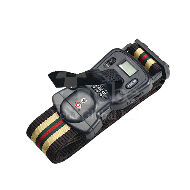 multiple functions TSA approved lock luggage strap