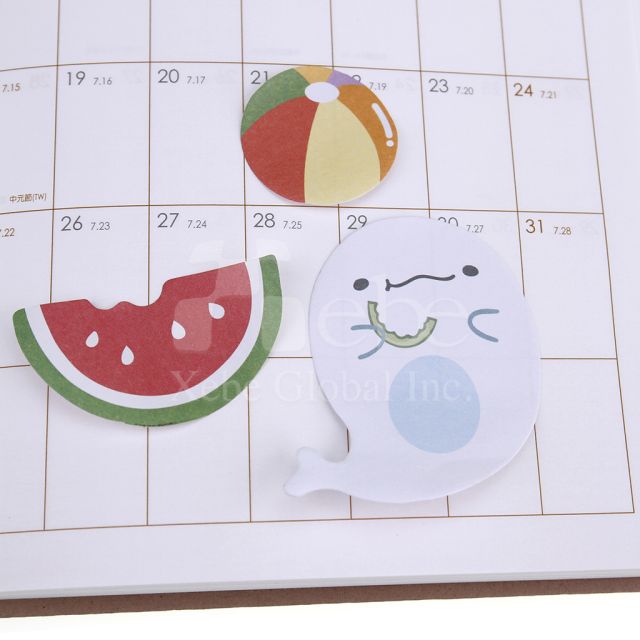 Summer beach personalized sticky notes