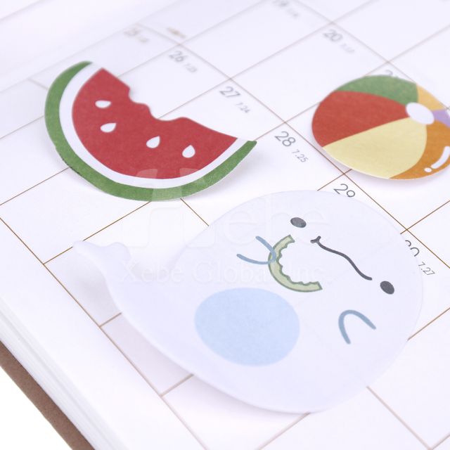 Summer beach personalized sticky notes