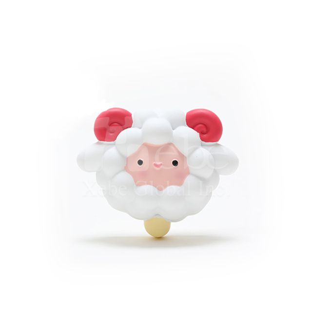 smiling sheep 3D figure magnet