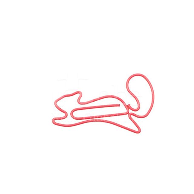 squirrel customized paperclip