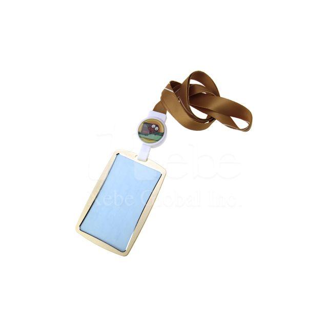 customized retractable lanyard card holder