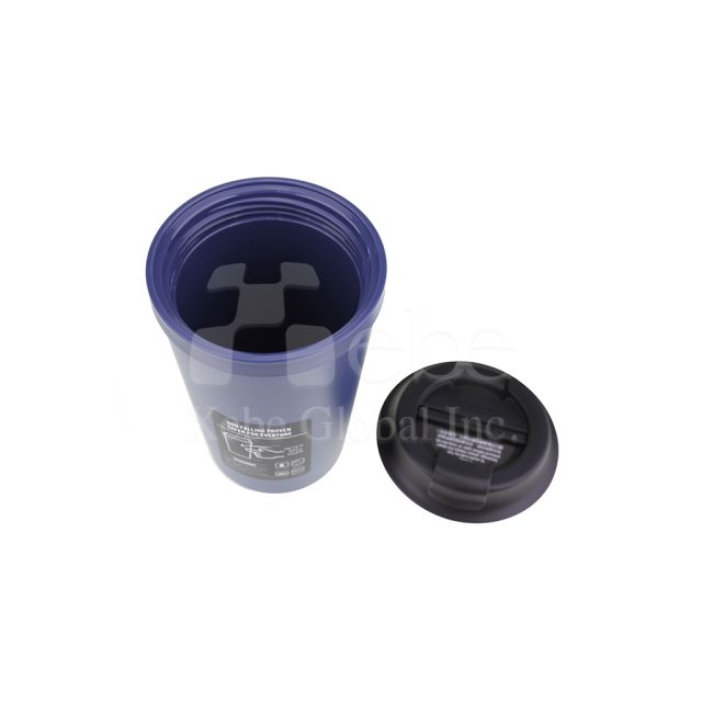 blue eco-friendly coffee cup