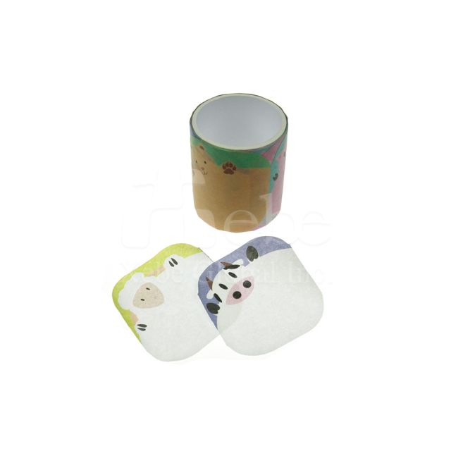 animal illustration customized washi tape