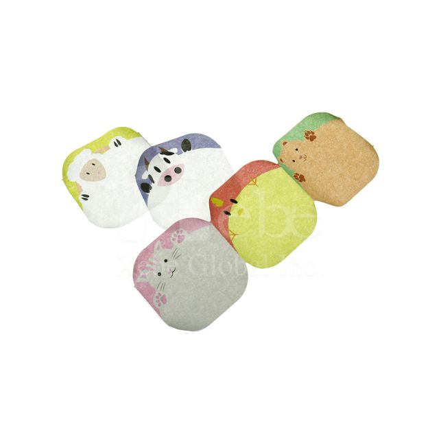 animal illustration customized washi tape