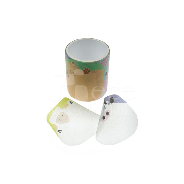 animal illustration customized washi tape