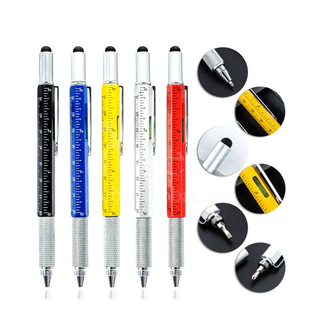 six in one customized tool pen
