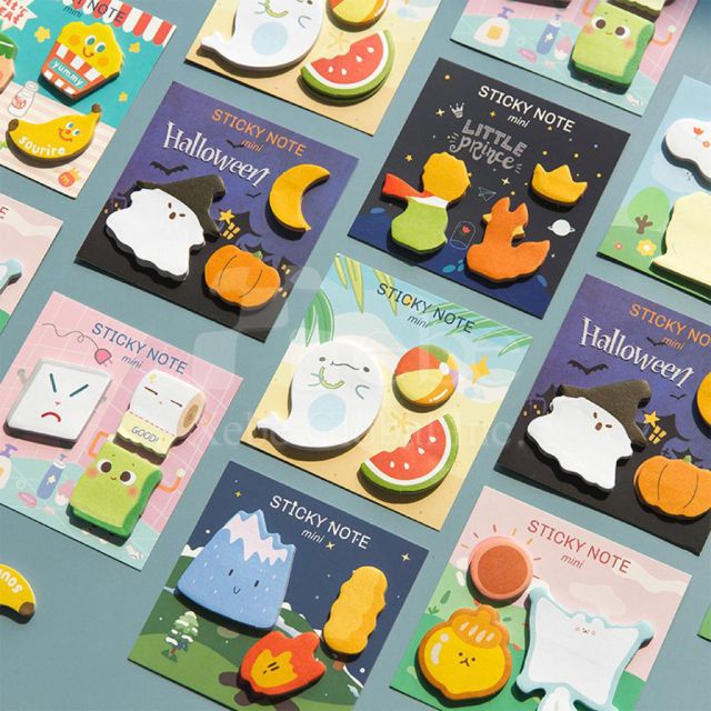 camping style sticky notes special shaped sticky note printing