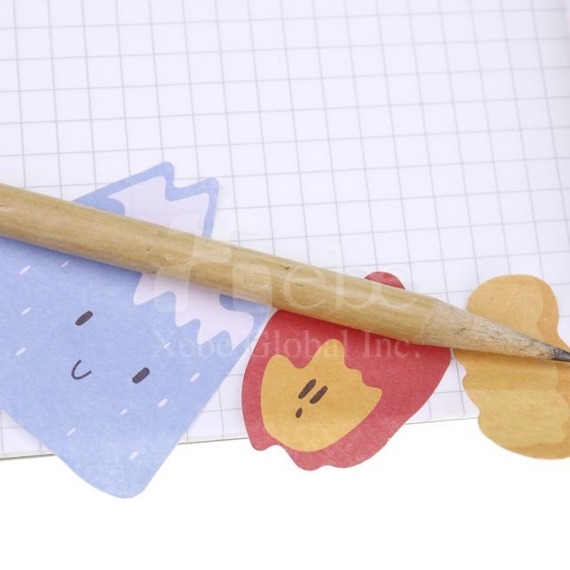 camping style sticky notes special shaped sticky note printing