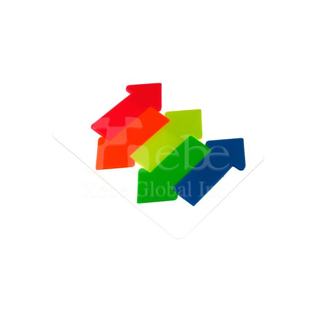 arrow highlight sticker custom stationery