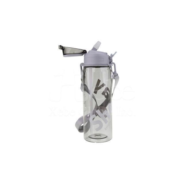 customized print sport bottle with strap