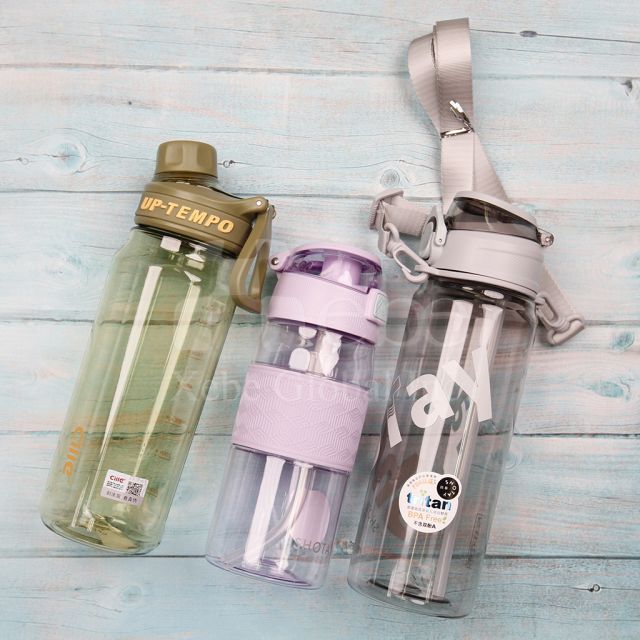 customized print sport bottle with strap