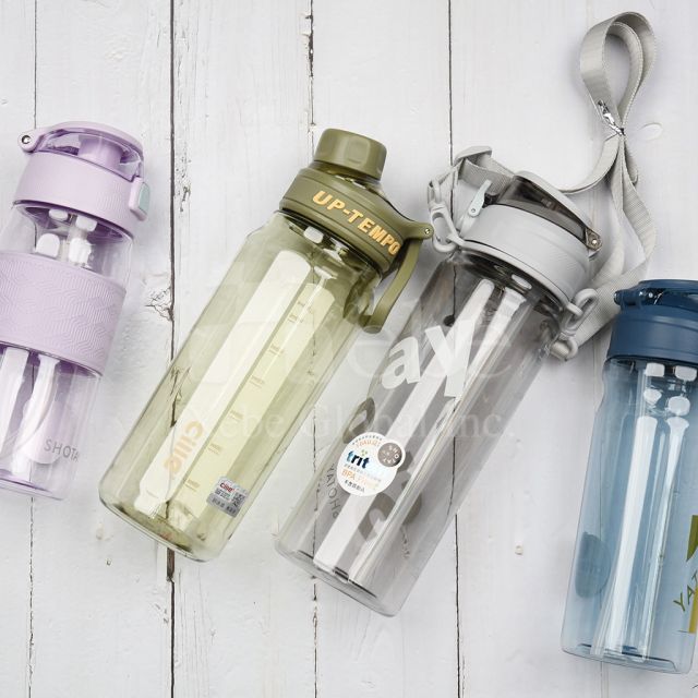 customized print sport bottle with strap