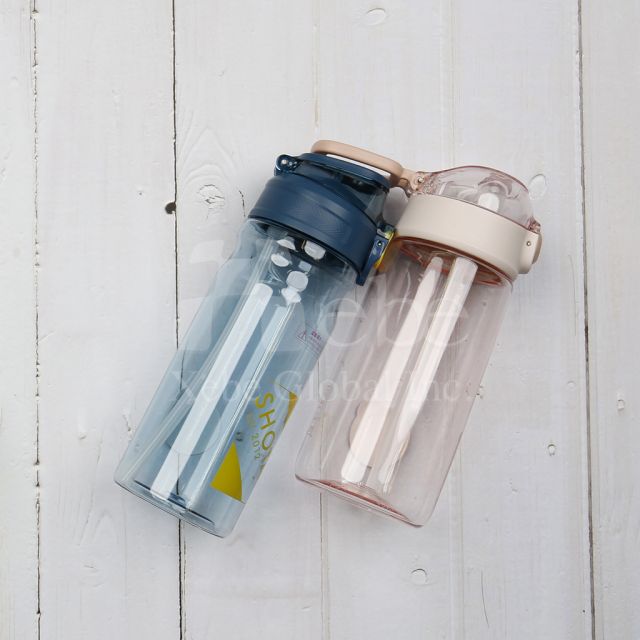 customized tritan sport water bottle with straw