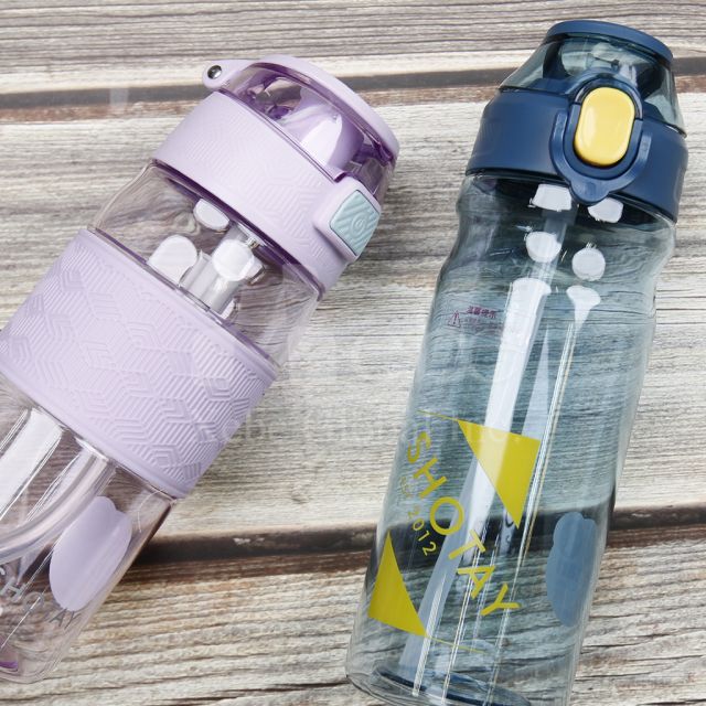 customized tritan sport water bottle with straw