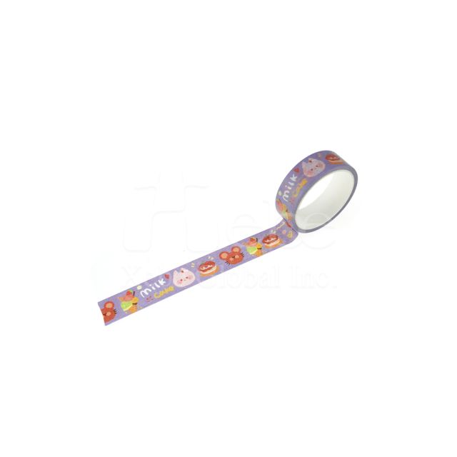 dessert washi tape custom cute animal pattern washi tape