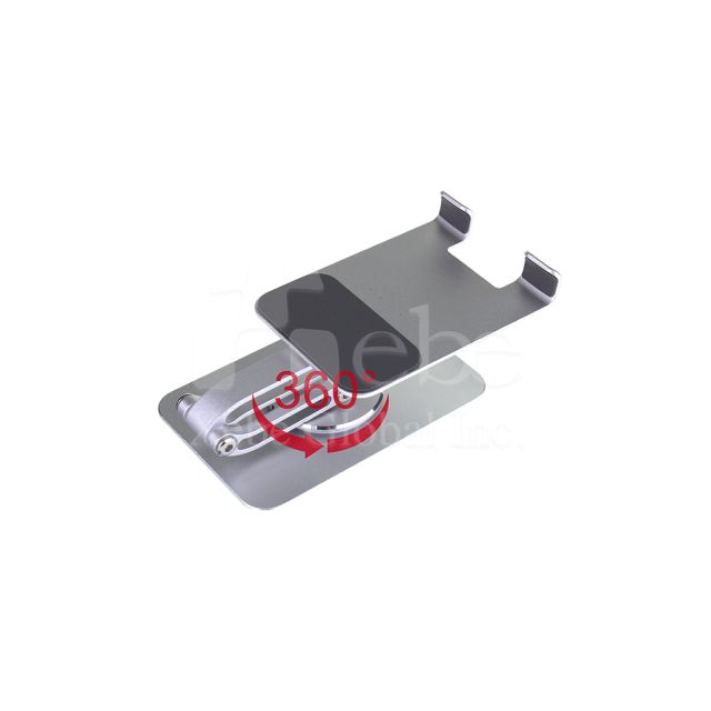 custom metal spin phone stand ipad stand for table