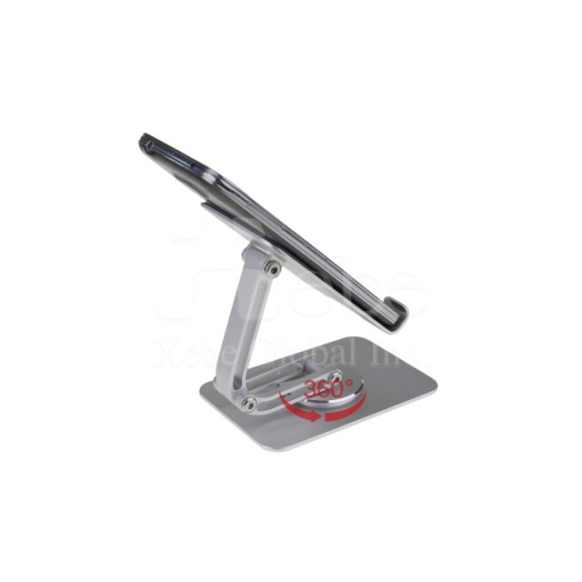 custom metal spin phone stand ipad stand for table