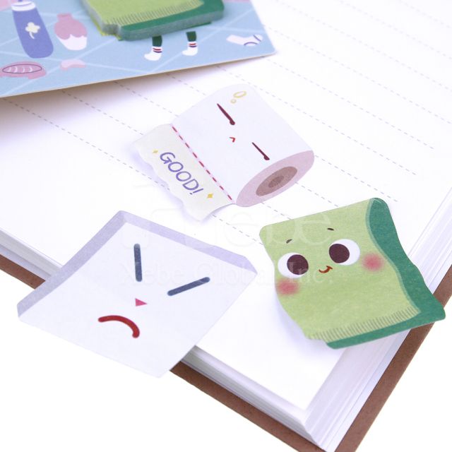 bathroom friends sticky note custom sticky notes