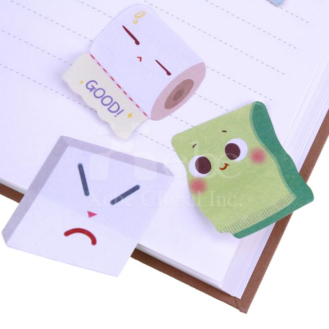bathroom friends sticky note custom sticky notes