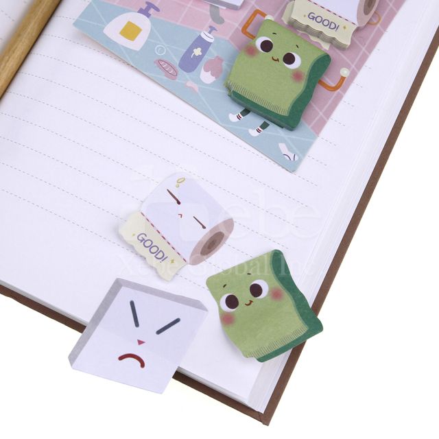 bathroom friends sticky note custom sticky notes