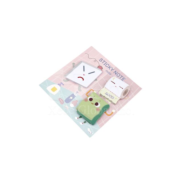 bathroom friends sticky note custom sticky notes