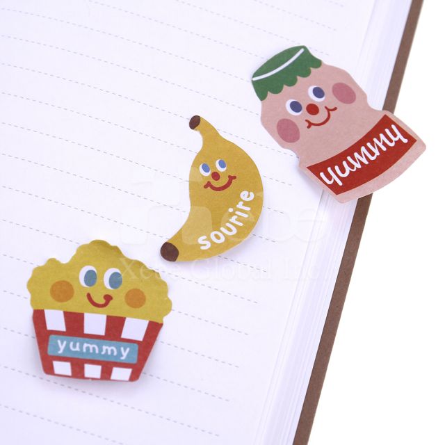 food shaped sticky note creative custom sticky note